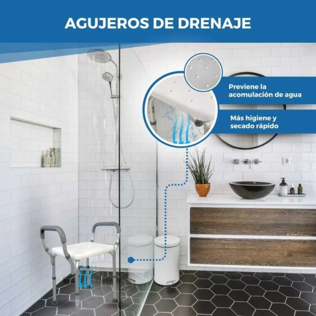 Banqueta Taburete de Ducha ACUEDUCTO con...