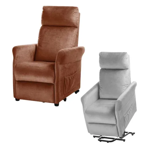 Sillón Elevador Cama Relax CHLOE con Sistema de Ruedas