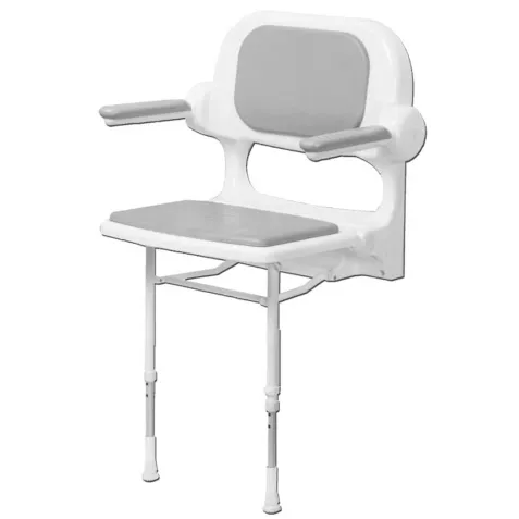 Asiento Ducha Abatible HAWAII Comfort con Rebosabrazos...