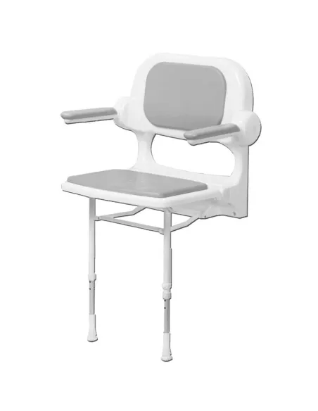 Asiento Ducha Abatible HAWAII Comfort con Rebosabrazos Abatibles