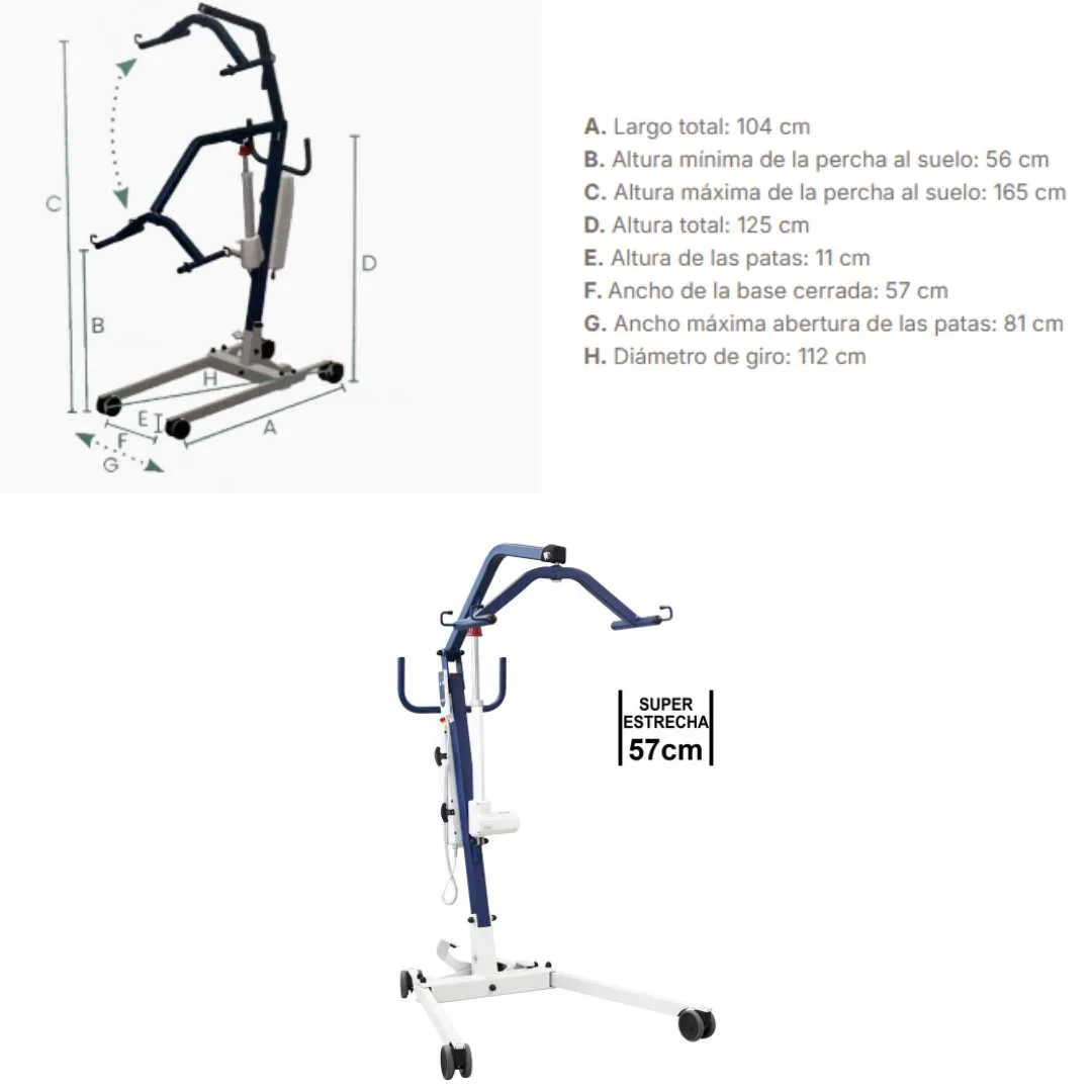 Grua de Traslado FLY 4 COMPACT o STANDARS o...