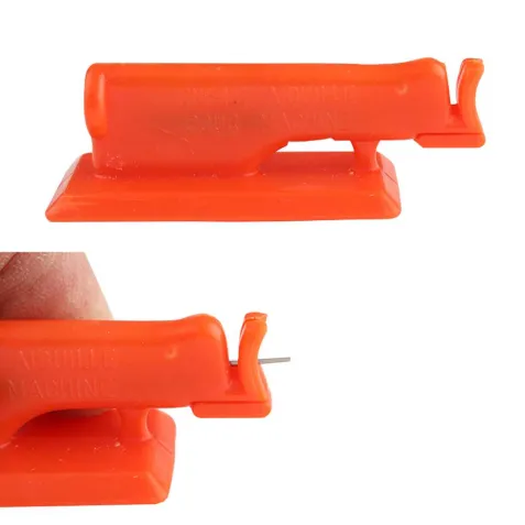 Enhebrador de agujas para máquinas de coser