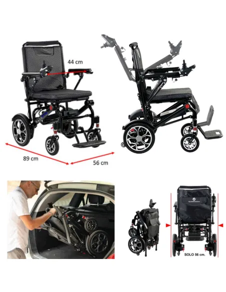 Silla eléctrica plegable super ligera R650