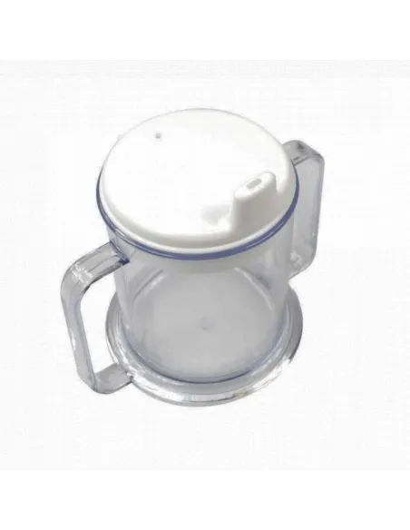 Vaso con 2 Asas y Tapa