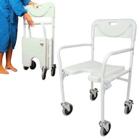 Silla Ducha Plegable TOBAGO con ruedas