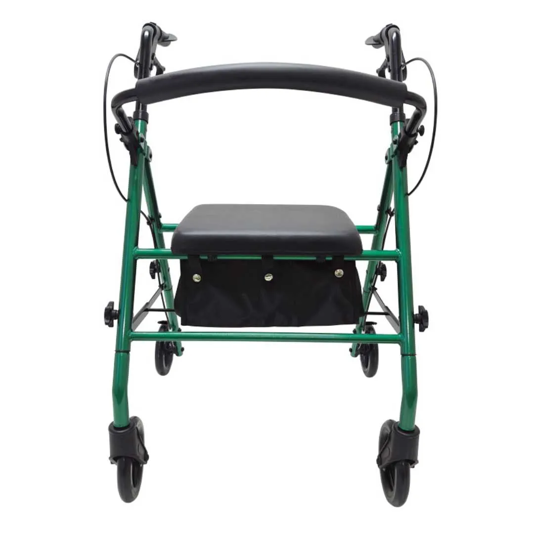 Andador Rollator de Acero ID con Frenos en los...