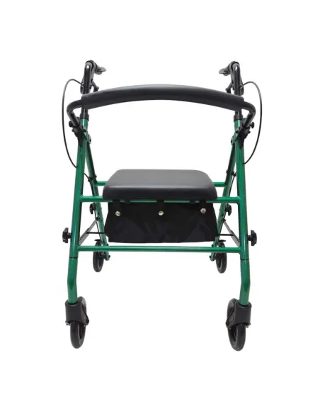Andador Rollator de Acero ID con Frenos en los Puños