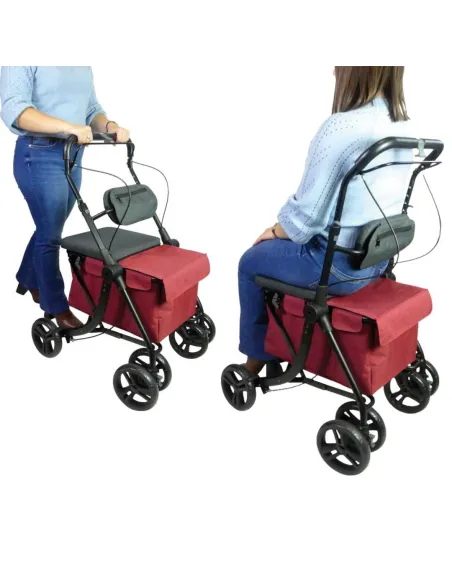 Andador Rollator Carrito de Compra REST N ROLL