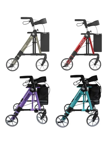 Andador Rollator Ultraligero STYLUS · 2 Tallas