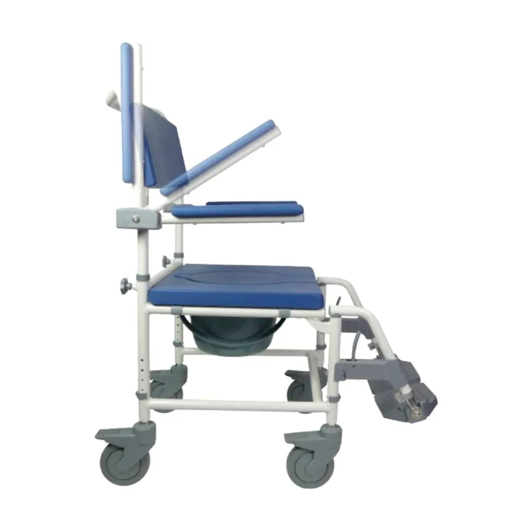 Silla de ducha y WC ASTON con Ruedas Regulable...