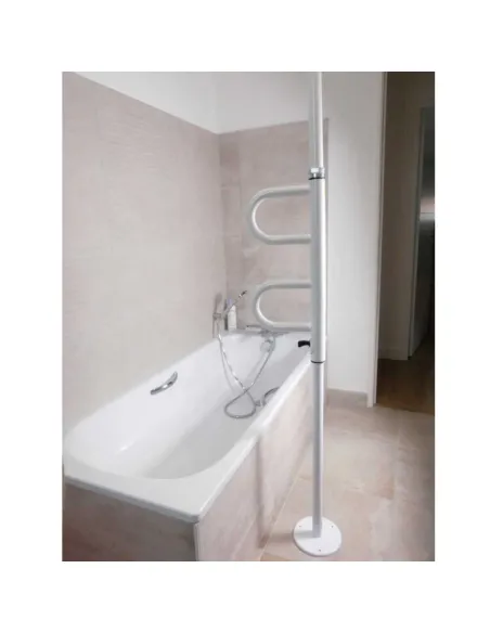 Barra Columna Asidero MOVIL AJUSTABLE Suelo Techo FIX