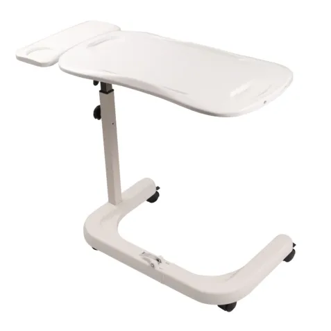 Mesa Auxiliar con Doble Tablero Regulable en Base y Altura