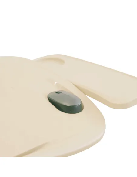 Mesa Auxiliar con Doble Tablero Regulable en Base y Altura