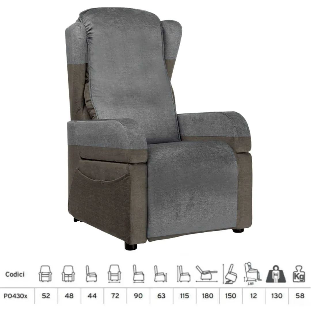 Sillón Elevador Cama Relax CLYZIA · Posición...