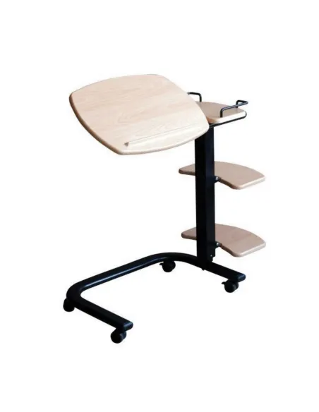 Mesa Auxiliar de Cama TASMANIA con 4 Bandejas Fácil Regulación de Altura