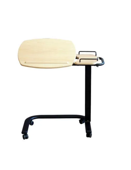 Mesa Auxiliar de Cama TASMANIA con 2 Bandejas Fácil Regulación de Altura