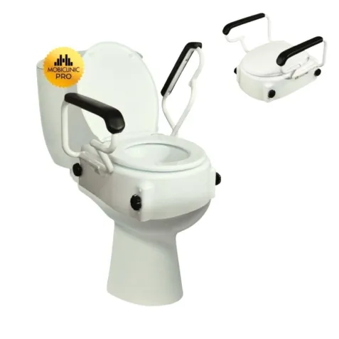 Elevador de WC TAJO Regulable con Reposabrazos