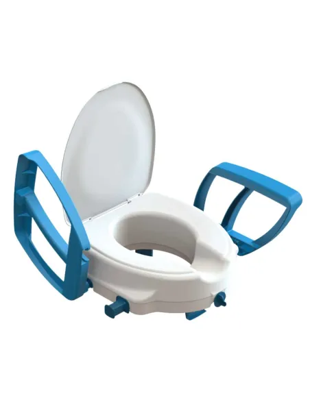 Elevador Wc CAPRI de 12 con Reposabrazos Abatibles · Tapa Opcional