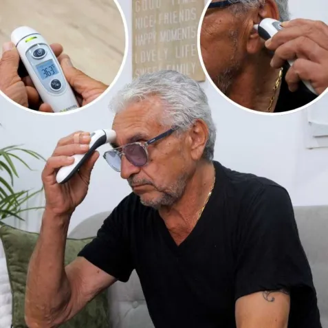 Termómetro Sin Contacto 2 en 1 2