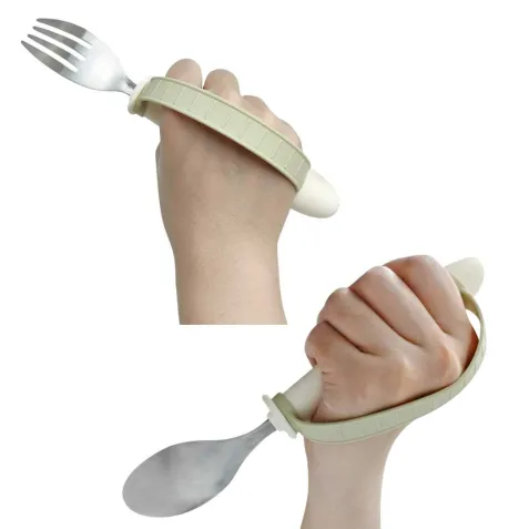 Cubierto con Correa de Silicona · Cuchara o Tenedor