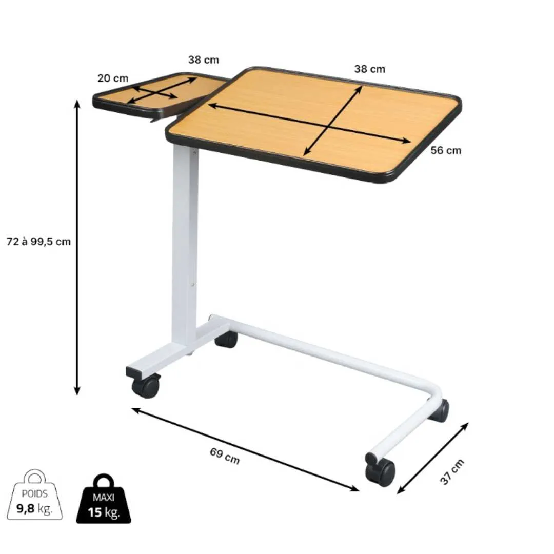 Mesa Auxiliar de Cama o Silla  CORFU de 2...