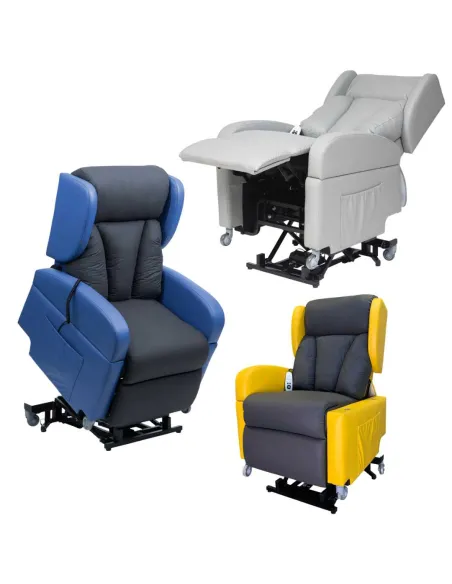 Sillón Relax Elevador PROCLASSIC con ruedas y Reposabrazos Extraibles