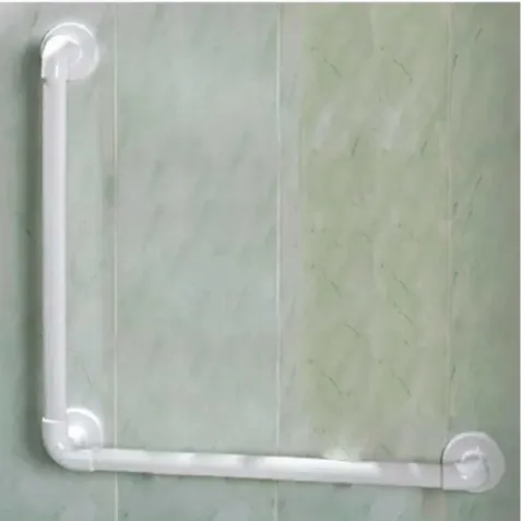 Barra Baño Estriada Angular 90º en ABS