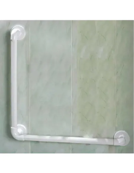Barra Baño Estriada Angular 90º en ABS