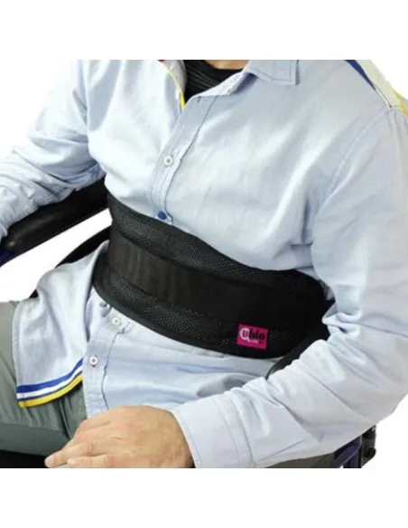 Cinturón de Sujeción Abdominal Transpirable para Sillas de Ruedas