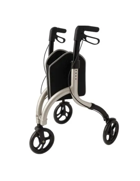 Andador Rollator de 3 ruedas  de Aluminio Plegable