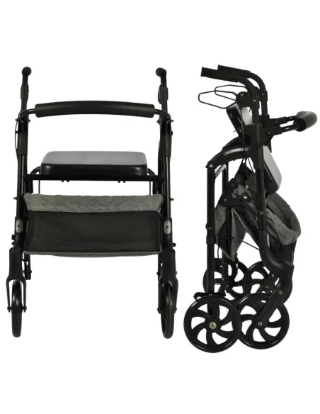 Andador Plegable con Asiento y Cesta Máxi URBAN