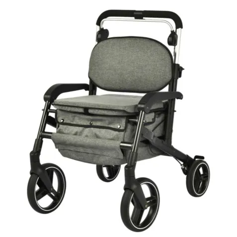 Andador Rollator URBAN BASKET Carrito Compra con asiento