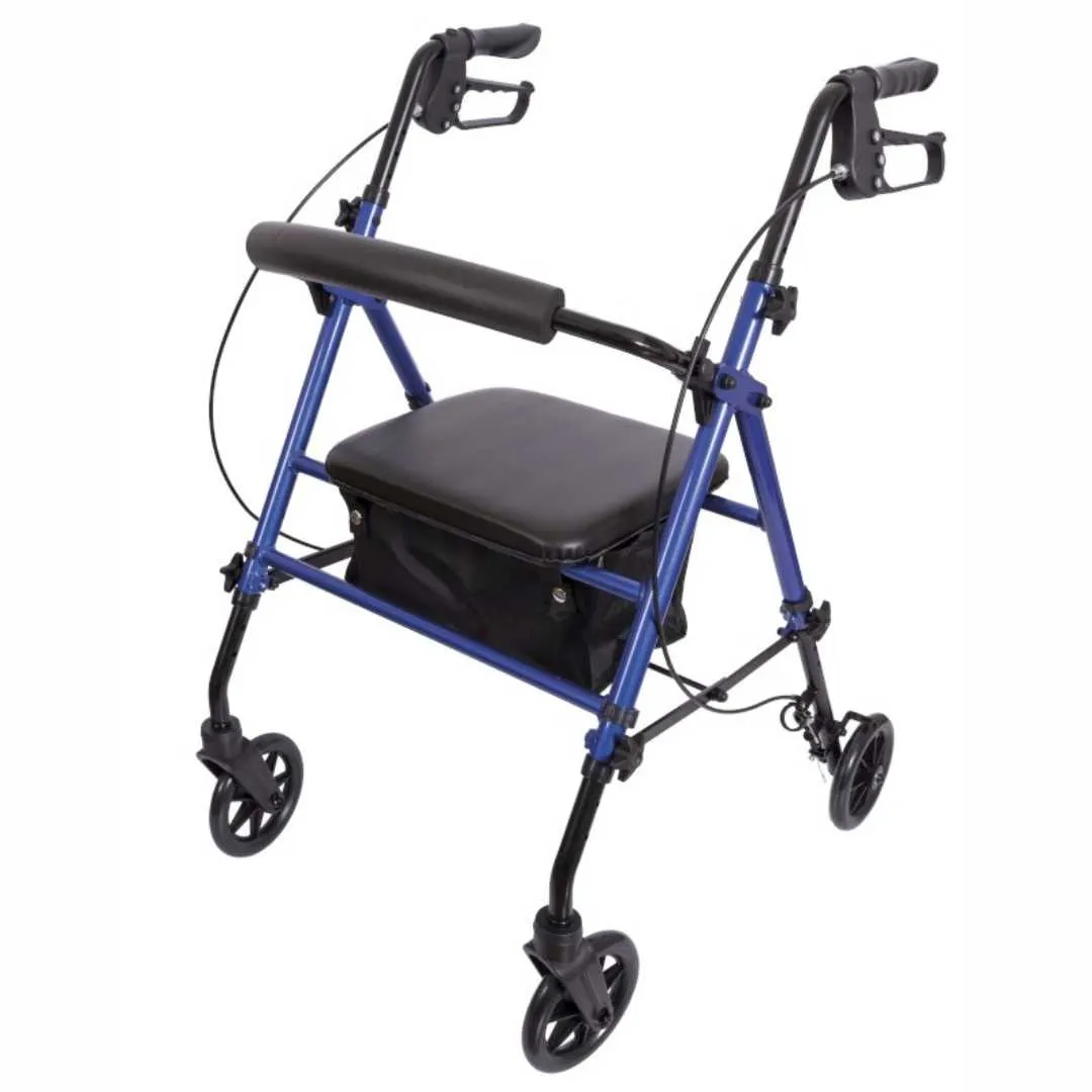 Andador Rollator de Aluminio con frenos y...