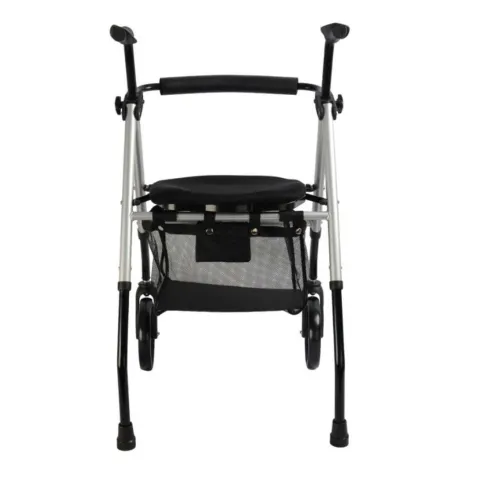 Andador de Aluminio con 2 ruedas y Asiento regulable en... 2