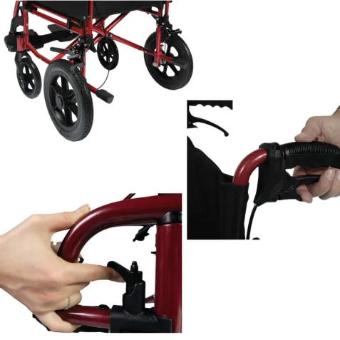 Silla de Ruedas MODULOLIGHT con Frenos de Acompañante y... 2