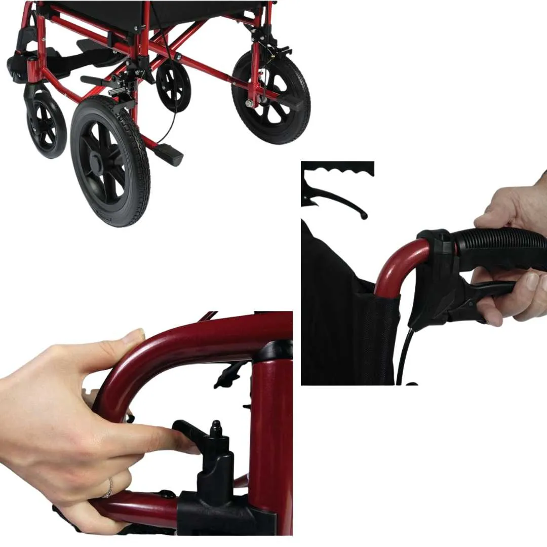 Silla de Ruedas MODULOLIGHT con Frenos de...