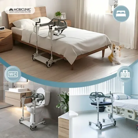 Silla de Transferencia WILLY con Inodoro y Regulable en...