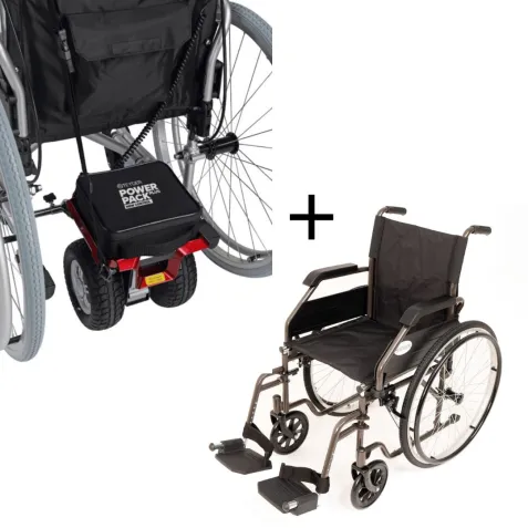 Motor para silla de ruedas POWER PACK PREMIUM + Silla de...