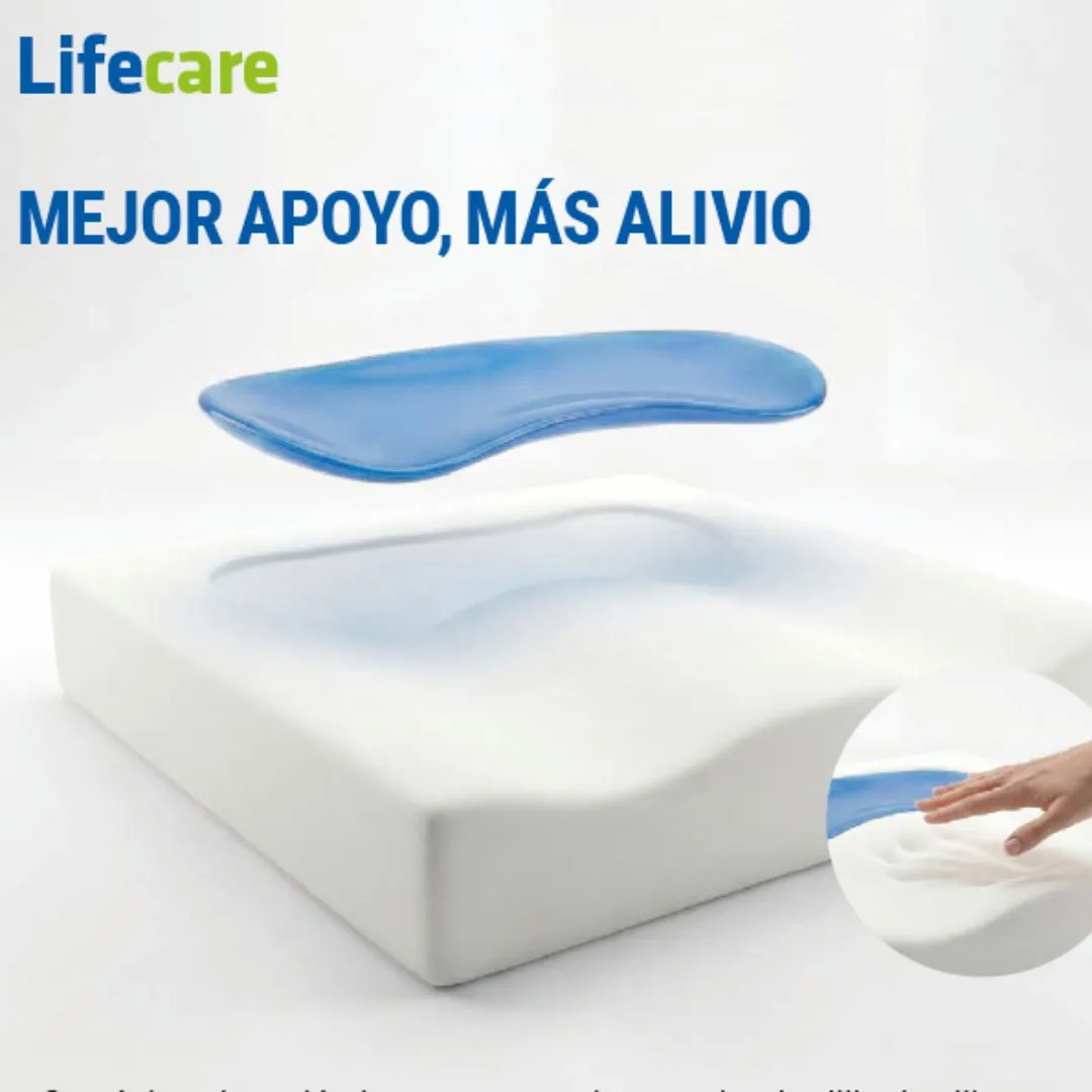 Cojín de Viscoelástica con Descarga de Silicona...