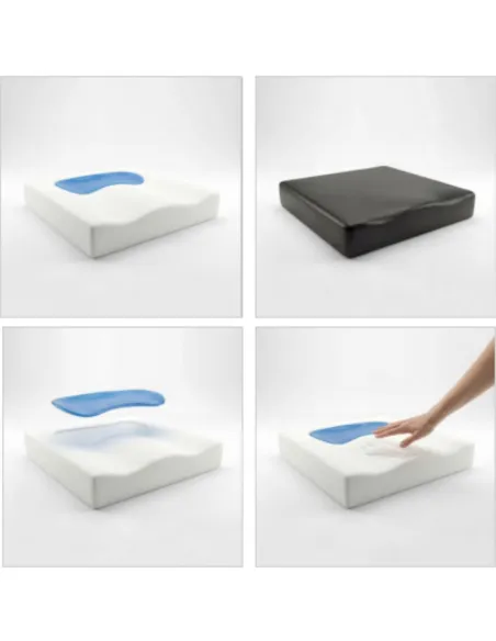 Cojín de Viscoelástica con Descarga de Silicona LIFECARE