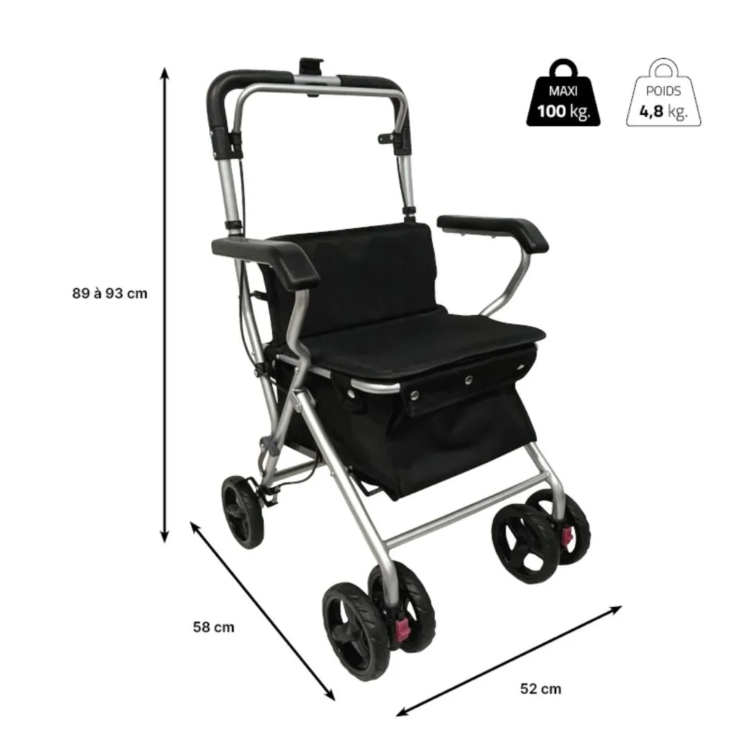 Andador Rollator Carro de Compra NEO BALADEO...
