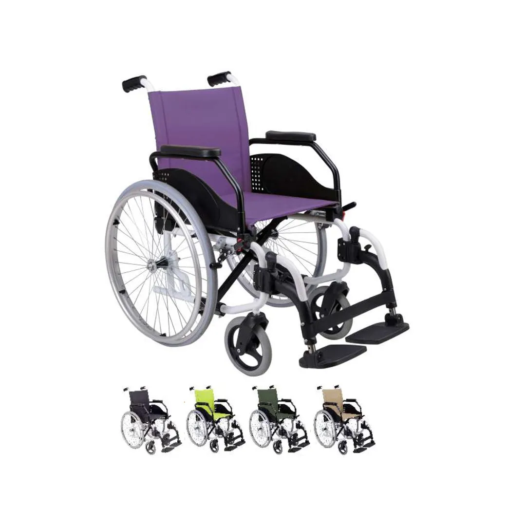 Silla de Ruedas LATINA Triple Cruceta de Aluminio