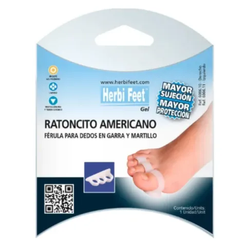 Ratoncito Americano Herbitas Alinador de dedos