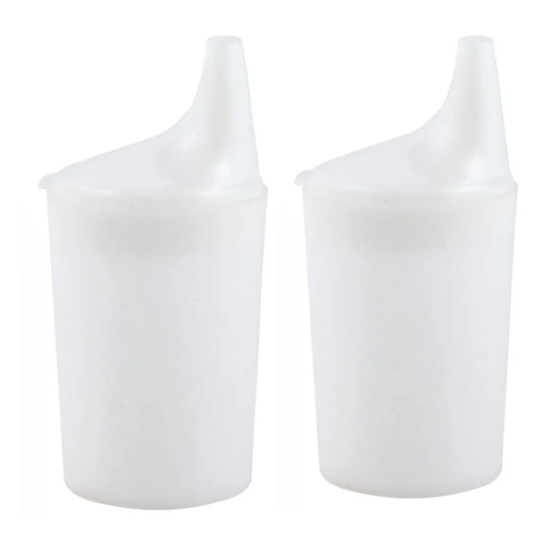 Vasos de Plástico ECO con tetina de 4 mm. Par