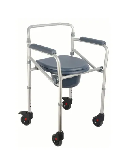 Silla WC 3 en 1 Plegable con Ruedas