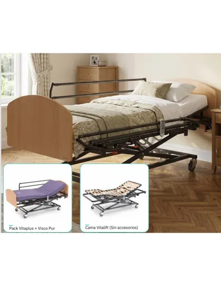 Cama Articulada VITA LIFT con carro Elevador Gerialine (Configurar)