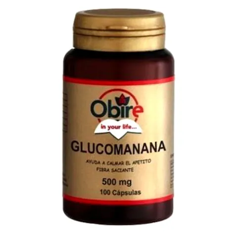 Glucomanana 500 mg 100 cápsulas