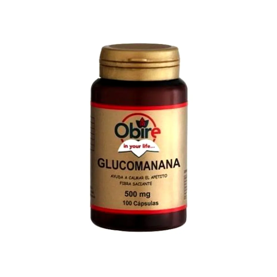Glucomanana 500 mg 100 cápsulas