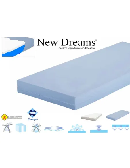 Colchón Antiescaras SANITARIO VISCO 15 cm. New Dreams Colchón Antiescaras SANITARIO VISCO 15 cm. New Dreams
