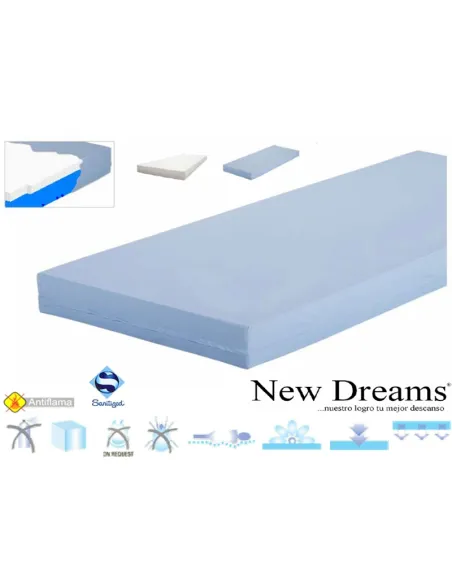 Colchón SANITARIO VISCOPLUS 15 cm  New Dreams